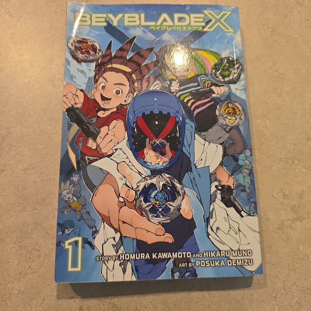 Beyblade X Vol 1 Manga Homura Kawamoto Posuka Demizu Viz Media English Paperback